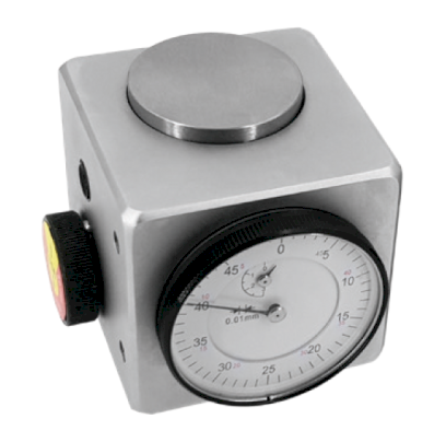 Nulovací přípravek HITEC s úchylkoměrem bez magnetu - kalené, broušené (580-50)