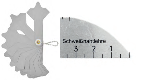 Měrka pro svářeče 3-12 mm (HT-1000-002)