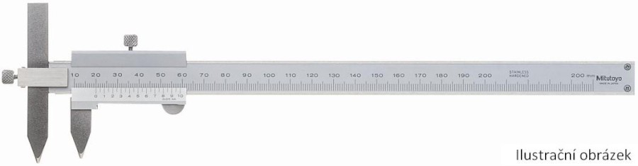 536-105: Analogové posuvné měřítko s Noniem MITUTOYO 10-150/0,02mm s posunutým středem