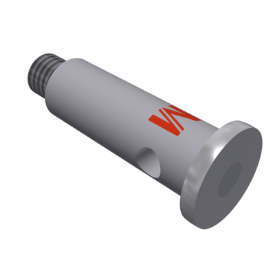 Dotek M5 s kotoučkem z kalené oceli Ø10mm 05-M5-BDC10/1,5-L21,5-BAl7 MITUTOYO (K650357)