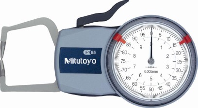 209-402: Číselníkové úchylkoměry s měřicími rameny pro
vnější měření MITUTOYO 0-10/0,005mm