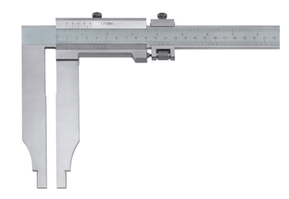 Posuvné měřítko HITEC jednostranné pro vnitřní a vnější měření 800/0,05 mm/inch jemné nastavení čelisti 300 mm (113-121)