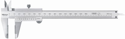 530-320: Analogové posuvné měřítko s Noniem MITUTOYO 0-150/0,05mm a čelistmi osazenými tvrdokovem